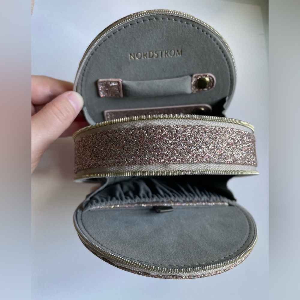 Rose Gold Travel Jewelry Box NWOT